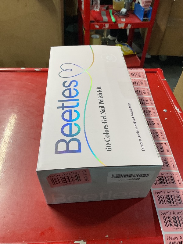 Photo 1 of Beetles Gel Nail Polish Set, 69 PCS 60 Colors Spring Gel Nail Polish Kit Neno Pastel Jelly Glitter Nude Pink White Red Blue Green Brown Base Coat Glossy Matte Top Coat Gel Valentines Gift for Women