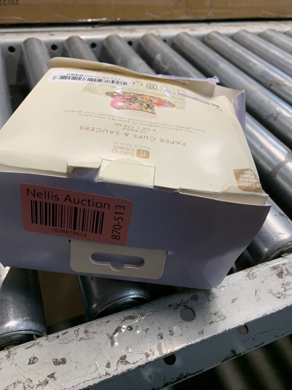 Photo 1 of Talking Tables Truly Alice Alice in Wonderland Mad Hatter Party Cup Set with Handle and Saucers in 3 Designs for a Tea Party or Birthday