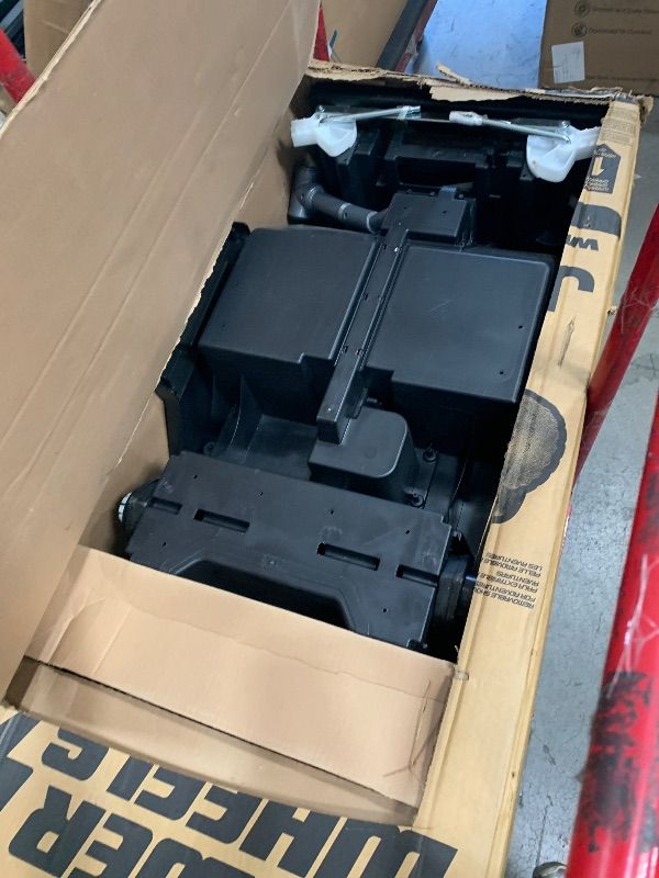Photo 1 of ** PARTS ONLY ** Power Wheels Jeep Wrangler Willys Ride-On Battery Powered Vehicle with Sounds & Lights for Preschool Kids Ages 3+ Years, Black
*****MISSING PIECES - DOESN'T WORK.******