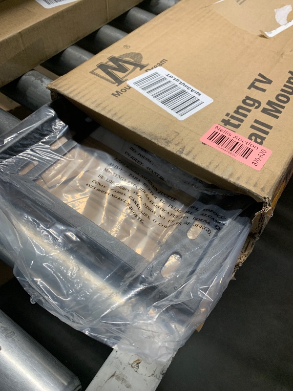Photo 1 of ** PARTS ONLY ** Mounting Dream UL Listed Tilt TV Wall Mount for 42-84 inch TVs, Universal Tilt TV mount bracket up to VESA 800x400mm and 132 LBS, One-Piece Wall Plate Easy for Centering on 16", 18", 24", 32" Studs