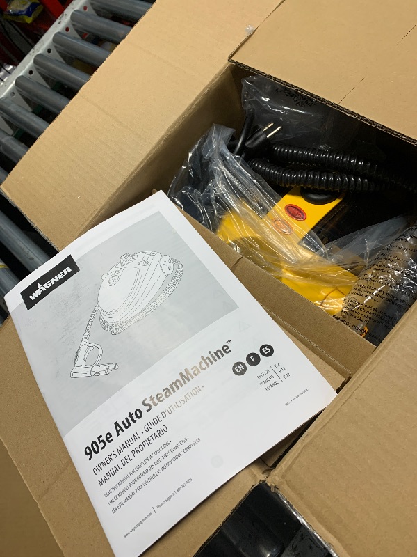 Photo 1 of (PARTS) Wagner Spraytech C900054 905e AutoRight Multi-Purpose Steam Cleaner, 12 Accessories Included, Power Steamer for cleaning, Color May Vary