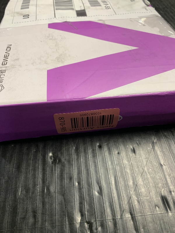 Photo 1 of EWEADN V3 Wireless Keyboard and Mouse with Single Backlit, Metal Panel, Bluetooth/2.4G Rechargeable Computer Keyboard and Mouse Combo Silent Light up Full Size Cute Keyboards-White