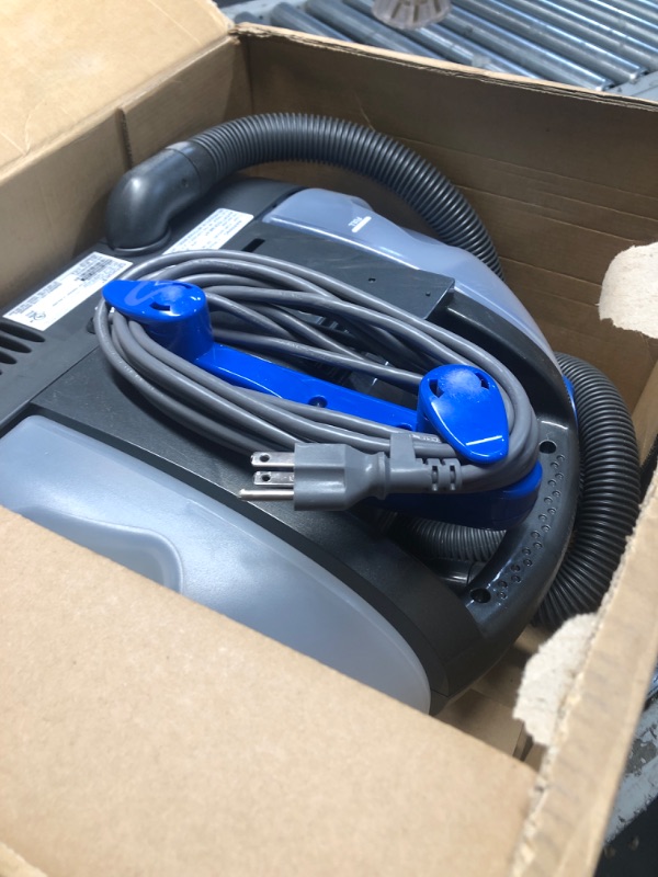 Photo 1 of **MISSING CLEANING SOLUTION AND OTHER ATTACHMENTS**
Bissell Little Green Pet Deluxe Portable Carpet Cleaner and Car/Auto Detailer, 3353, Gray/Blue