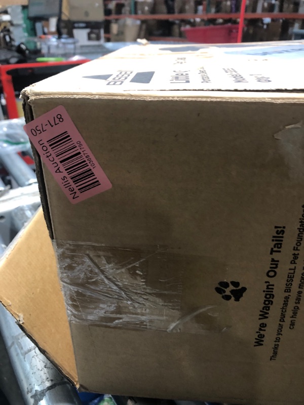 Photo 1 of **MISSING CLEANING SOLUTION AND OTHER ATTACHMENTS**
Bissell Little Green Pet Deluxe Portable Carpet Cleaner and Car/Auto Detailer, 3353, Gray/Blue