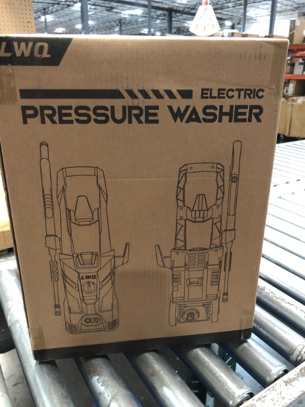 Photo 1 of **Electric Pressure Washer, 2.5 GPM Power Washer with 4 Quick Connect Nozzles, High Pressure Cleaning Machine with Foam Cannon for Cars/Fences/Driveways/Patios/Home Cleaning