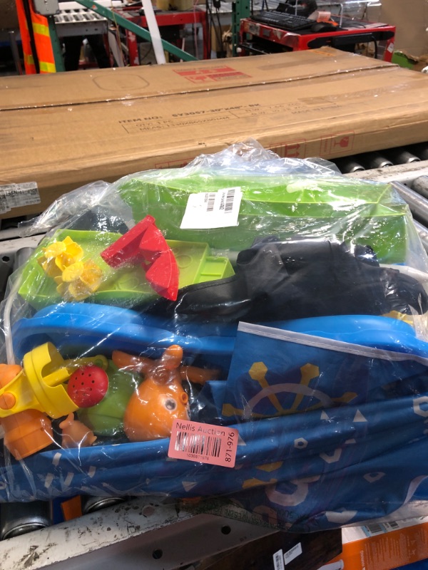 Photo 1 of **MISSING 1 LEG**PARTS ONLY**
HYES Water Table for Toddlers 3-5 with Umbrella/Water Pumb/Water Table Cover, 3-Tier Kids Sand Water Table, Rain Showers Splash Pond for Outdoor Beach, Activity Sensory Play Table for Boys Girls