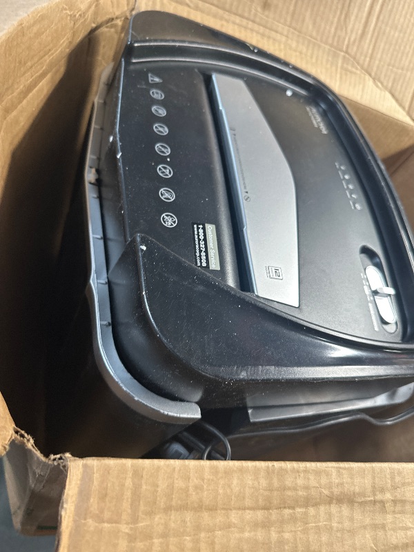 Photo 1 of ***NONREFUNDABLE - MAJOR DAMAGE - SEE COMMENTS***
Aurora AU1210MA Professional Grade High Security 12-Sheet Micro-Cut Paper/CD and Credit Card/ 60 Minutes Continuous Run Time Shredder