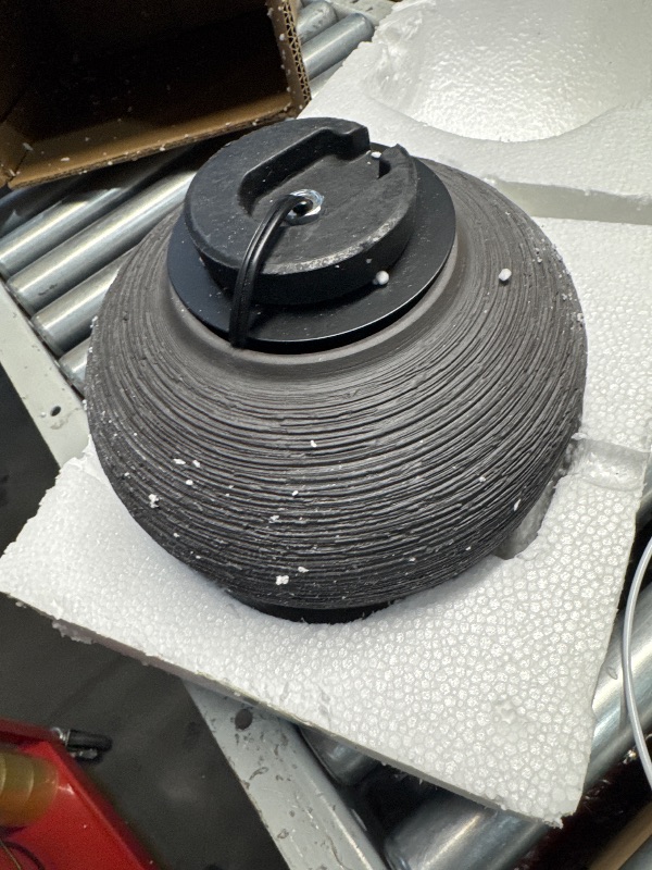 Photo 1 of ***(PARTS ONLY/ NON REFUNDABLE/ NO RETURNS OR REFUNDS)***Minor daamge**
YEPDIN 15.3" Black Streak (Vintage Elegance Style) Ceramic Pot Table Lamp,Ceramic Decorative for Bedroom, Living Room,Home Decor,Bedside Table,TL03