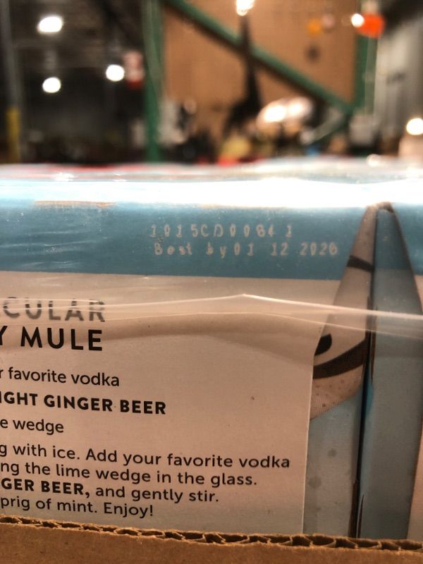 Photo 1 of **(EXP: 1/12/26 ) NON-REFUNDABLE** Q LIGHT GINGER BEER with Real Ginger & Organic Agave - Ideal for Cocktails & Mocktails - Made with Real Ingredients, Perfectly Carbonated, & Less Sweet - 40 Calories per Can - 7.5 Fl oz (Pack of 24)
