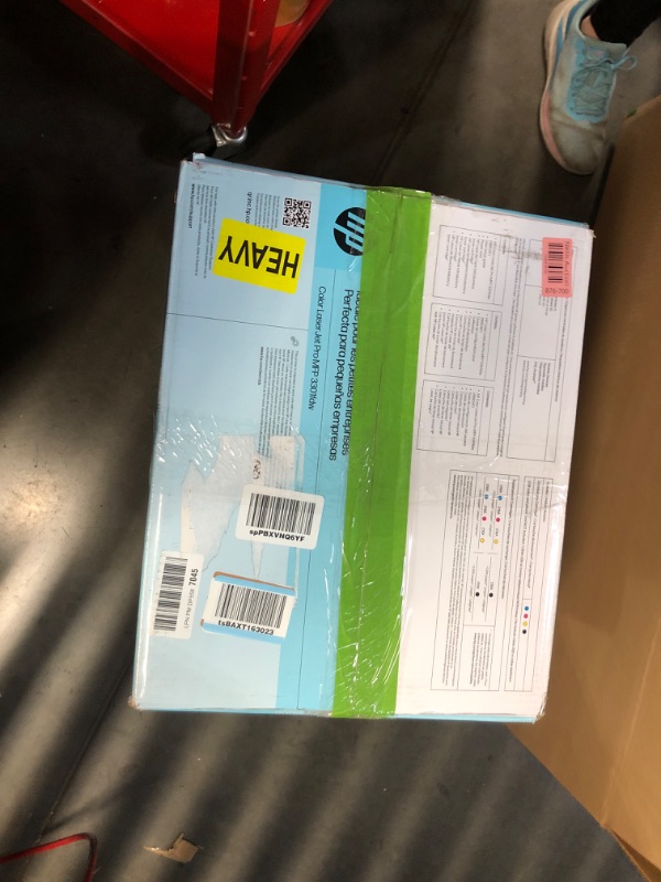 Photo 1 of ***USED - GIVES OFF ERROR CODE - SEE PICTURES - UNABLE TO TROUBLESHOOT***
HP Color Laserjet Pro MFP 3301fdw Wireless All-in-One Color Laser Printer, Office Printer, Scanner, Copier, Fax, ADF, Duplex, Best-for-Office (499Q5F)