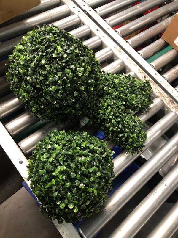 Photo 1 of ***NON REFUNDABLE, PARTS ONLY, MISSING ONE SET OF EARS, STANDS, BOWS, AND STRING LIGHTS*** 2 Sets Bunny Topiary Outdoor Bunny Topiary Easter Outdoor Decorations Easter Topiary Easter Bunny Topiary Artificial Bunny-Shaped Topiary Tree with String Lights 23