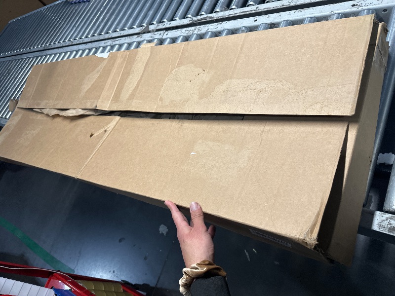 Photo 1 of BBX-G Heavy Duty Thick Folding Box Spring, Mattress Supporting Wood Floor, Foldable Box Spring, Bed Support Slats,64"x57"