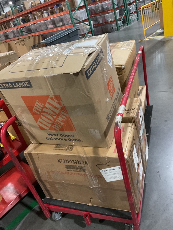 Photo 1 of ***NONREFUNDABLE, PARTIAL SET**TRUCK PICKUP*4 SEPERATE BOXES*Merax 86.5" Sectional Sofa with Storage Pockets & Removable Ottomans, Cream 5 Seat U Shaped Sleeper Cloud Couch Set, Convertible L-Shaped Upholstered SofaBed for Living Room and Apartment, White