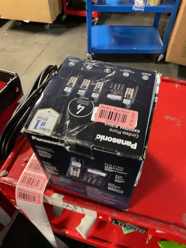 Photo 1 of Panasonic Cordless Phone with Advanced Call Block, One-Ring Scam Alert, and 2-Way Recording with Answering Machine, 4 Handsets - KX-TGF944B (Black)