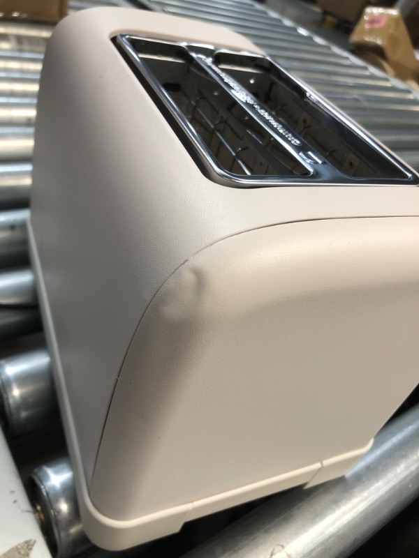 Photo 1 of bella 2 Slice Toaster, 6 Setting Shade Control w Reheat, Cancel, Bagel & Defrost Buttons, Removable Crumb Tray, Anti Jam & Auto Shutoff, Auto Centering Guides & Cord Wrap, 900 Watt, Oatmilk