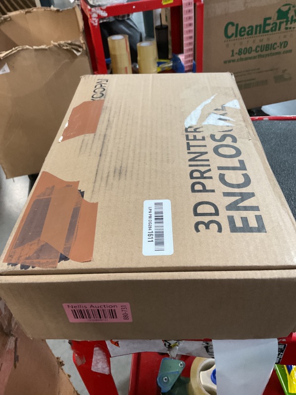 Photo 1 of Resin 3D Printer Enclosure with Ventilation, 3D Printer Vented Enclosure Tent Cover Eliminate Odors Dustproof Isolate Noise Compatible with Creality Anycubic Elegoo Series LCD Resin UV 3D Printer