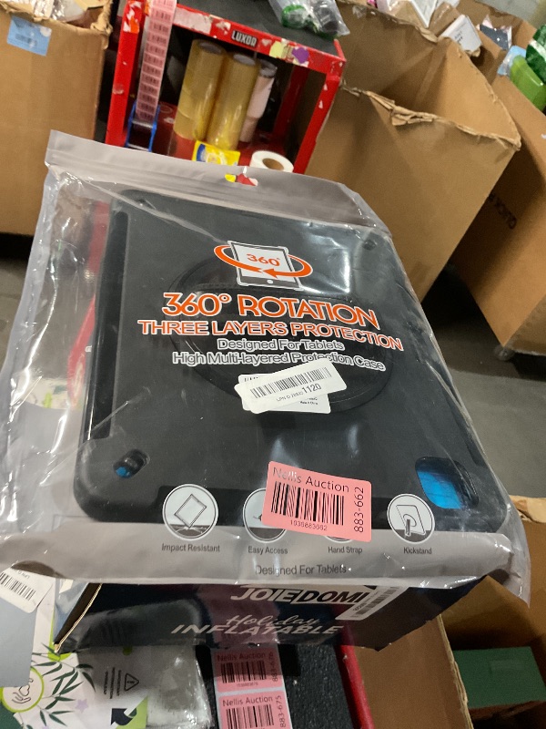 Photo 1 of Case for iPad Pro 13 Inch 7th Generation 2024: Military Grade Cover for iPad Pro 13" (M4) W/Screen Protector - Stand - Handle - Shoulder Strap - Pencil Holder- Black