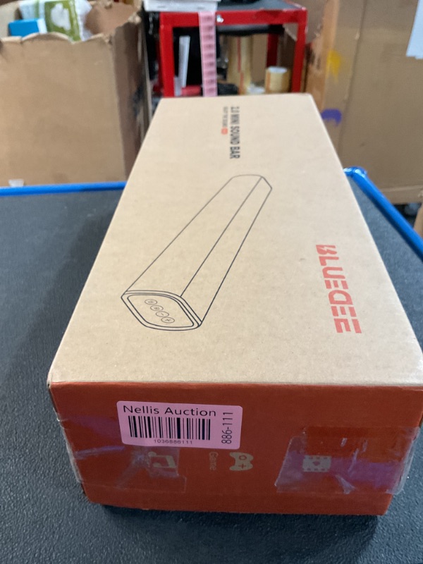 Photo 1 of Sound Bars for TV 16-inch, Cinematic TV Bluetooth Sound Bar with Impactful Bass with Remote Control, Wall Mountable Sound Bar Work with Traditional or Smart TV, Computer