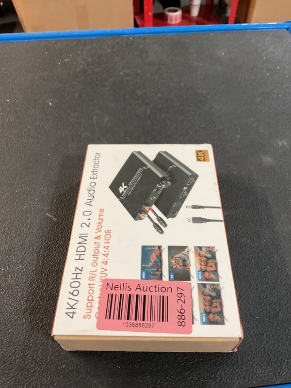Photo 1 of Tendak HDMI Audio Extractor, 4K HDMI to HDMI with Optical SPDIF + 3.5mm Stereo + RCA L/R Audio Adapter Converter with Volume Control Support 4K@60Hz HDCP 2.2 HDR 3D YUV 4:4:4