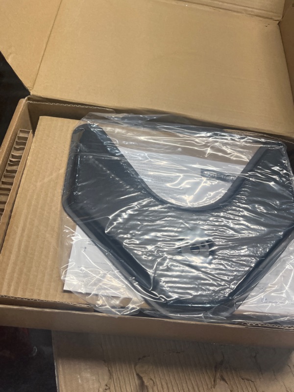 Photo 1 of WALI Triple Monitor Stand, Free Standing Three LCD Monitor Fully Adjustable Desk Mount Fits 3 Screens up to 27 inch, 22 lbs Weight Capacity per Arm (MF003), Black