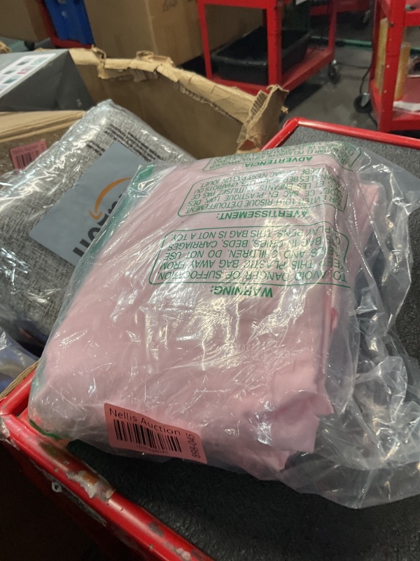 Photo 1 of Gilbins Cot Size 30" x 75" Fitted Sheet, Made of Cotton, Perfect for Camp Bunk Beds/RVs/Guest Beds 2 Pack Pink