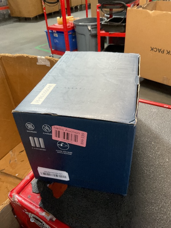 Photo 1 of H-BLOSSOM Flickering Flameless Candles Battery Operated Real Wax Pillar Candles LED Candles with Cycling 5H Timer Pack of 6 (3" x 6")