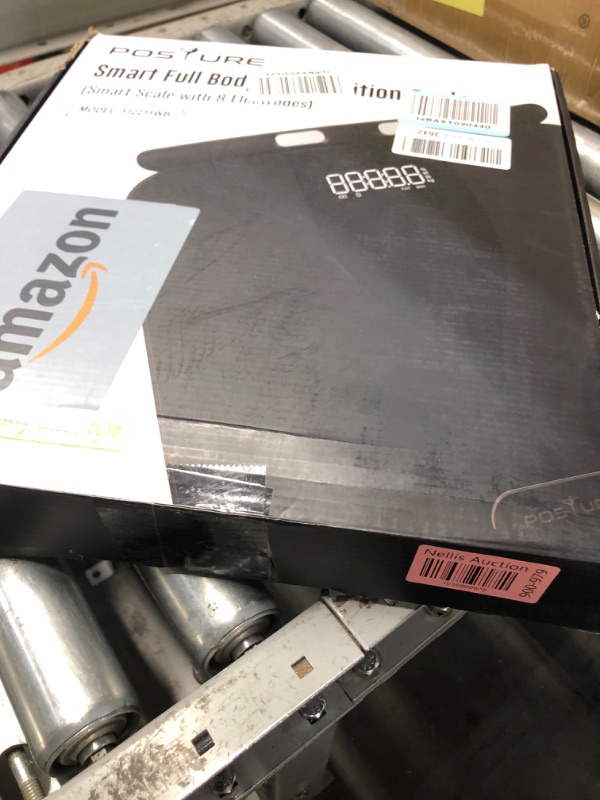 Photo 1 of Posture Scale for Body Weight and Fat Percentage, 8 Electrodes Larger Platform Digital Scale for BMI 28 Body Composition Measurement, Bathroom Smart Scales with LED Display FSA or HSA Eligible