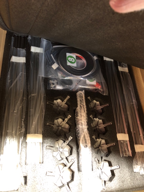 Photo 1 of TOPCUBE 3D Printer Enclosure for Bambu Lab A1 Combo, 360° Transparent Acrylic Enclosure with LED Light, Odor Isolation Noise Reduction Constant Temperature 3D Printer Cover Box, 540x600x540MM