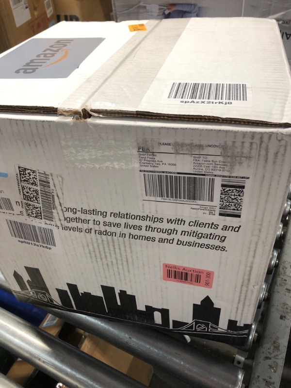 Photo 1 of Festa Radon AMG Eagle Extreme Radon Fan - Quiet and Energy Efficient 304 CFM Radon Mitigation System Inline Fan - 3" Electric Waterproof Inline Duct Fan - Sturdy Glass Reinforced Poly-Resin – White