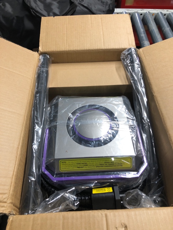 Photo 2 of awasky Steam Cleaner: Fast 50-Sec Heat-Up Refill Anytime-No Cooling-Detachable Hose Multi Portable Handheld Steamer Mop for Home Car Upholstery Bed Furniture Bathroom Tile Grout Floor Cleaning Grey