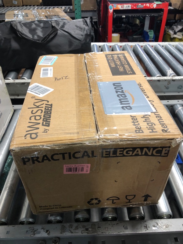 Photo 3 of awasky Steam Cleaner: Fast 50-Sec Heat-Up Refill Anytime-No Cooling-Detachable Hose Multi Portable Handheld Steamer Mop for Home Car Upholstery Bed Furniture Bathroom Tile Grout Floor Cleaning Grey