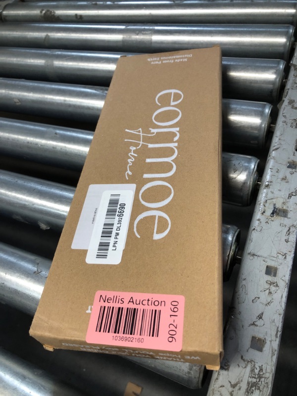 Photo 1 of Faucet Mat for Kitchen Sink - 24'' Long Diatomite Fast Drying Stone Sink Tray, Super Absorbent, Prevents Moisture Buildup - Faucet Splash Guard for Bathroom Counter [Light Grey, 23.6" x 3.9"]