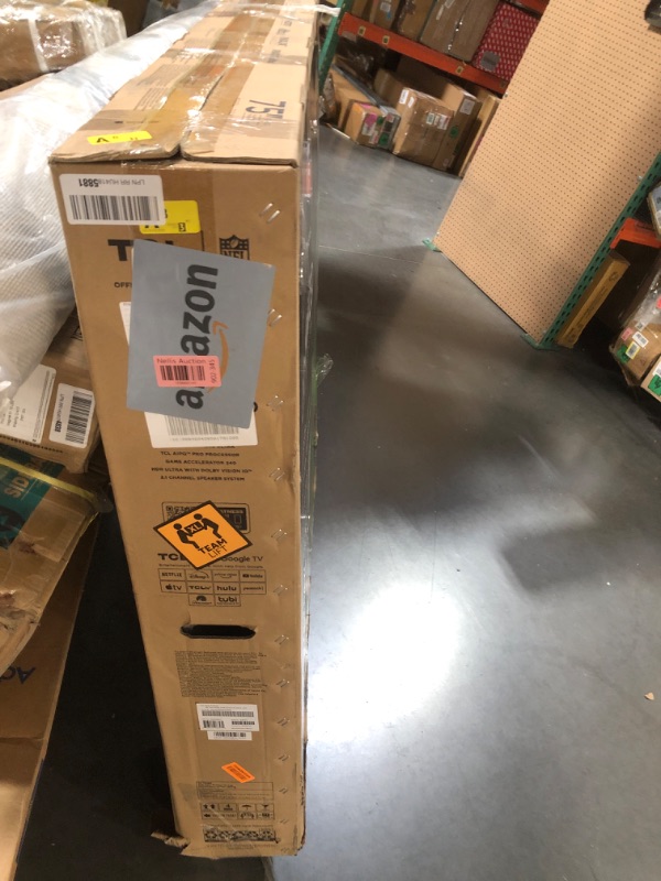 Photo 1 of TCL 75-Inch QM7 QLED 4K Smart QD-Mini LED TV with Google TV (75QM751G, 2024 Model) Dolby Vision IQ, Dolby Atmos, HDR, Game Accelerator up to 240Hz, Voice Remote, Works with Alexa, Streaming Television