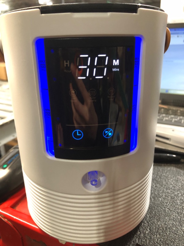 Photo 1 of PLAFNIO Portable Hydrogen Machine for Inhalation and Hydrogen Water, 240mL HO Dual-Output Inhaler SPE PEM Ionizer for Home, Travel and Car, Upgraded Version