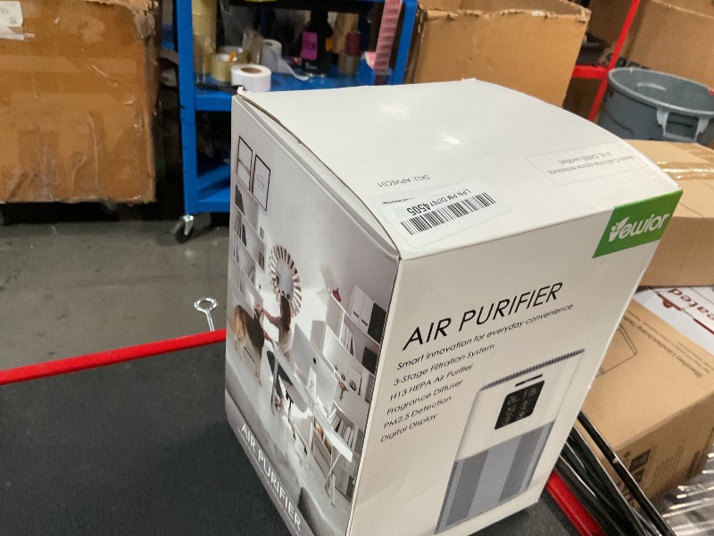 Photo 2 of ***PARTS ONLY***

VEWIOR Air Purifiers for Home, HEPA Air Purifiers for Large Room up to 600 sq.ft, H13 True HEPA Air Filter with Fragrance Sponge 6 Timers Quiet Air Cleaner for Pet Dander Wildfire