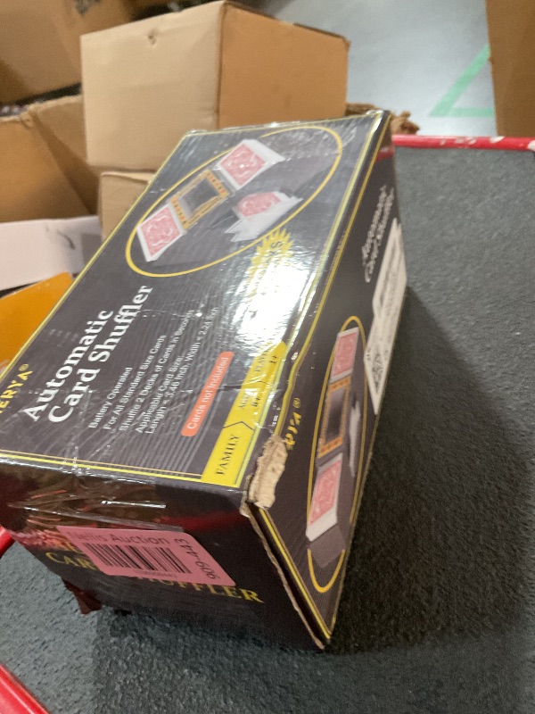 Photo 1 of FEIERYA Automatic Card Shuffler 2 Deck,Battery-Operated/USB UNO Poker Shuffler,Playing Card Shuffler for Home Card Game,Travel