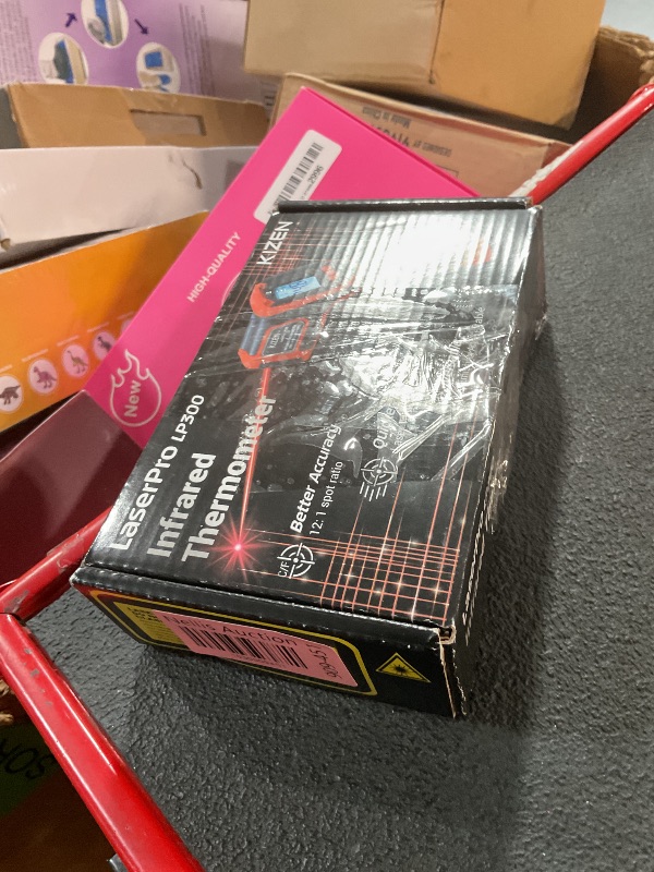 Photo 1 of KIZEN Infrared Thermometer Gun (LaserPro LP300) - Handheld Surface Thermometer for Griddle, Grill, Oven, Pizza Oven, Vehicle's Engine, and A/C - Laser Surface Temp Reader -58F to 1112F