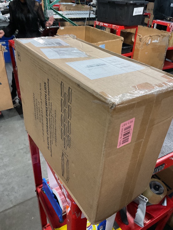 Photo 1 of OMNISAFE Stackable Plastic Storage Shoebox, BPA-Free Nestable Container with Latching Lid to Organize Shoes, See-Through Box for Home and Office, Multi-Purpose Clear Bins (12 Pack 6 Quart)