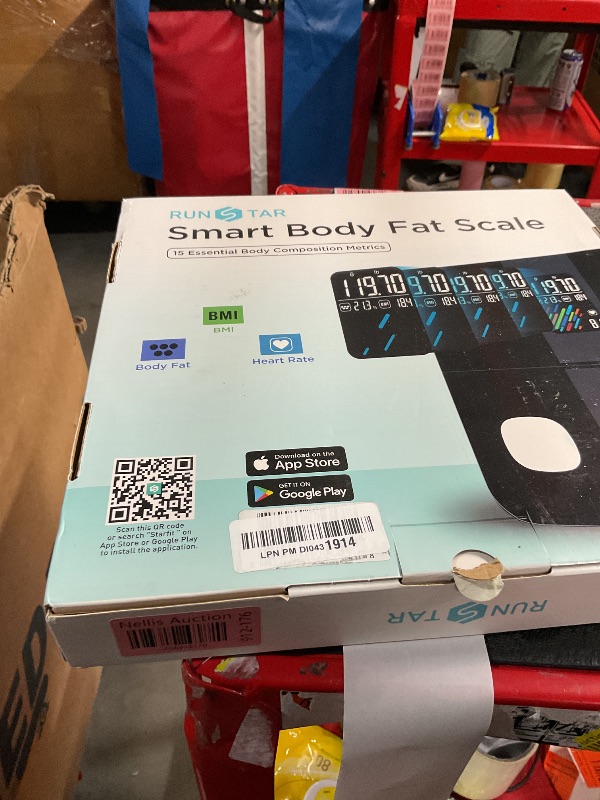 Photo 1 of Scale for Body Weight and Fat Percentage, RunSTAR Digital Accurate Bathroom Smart Scale with Large Display, FSA&HSA Eligible 13 Body Composition Analyzer Sync App