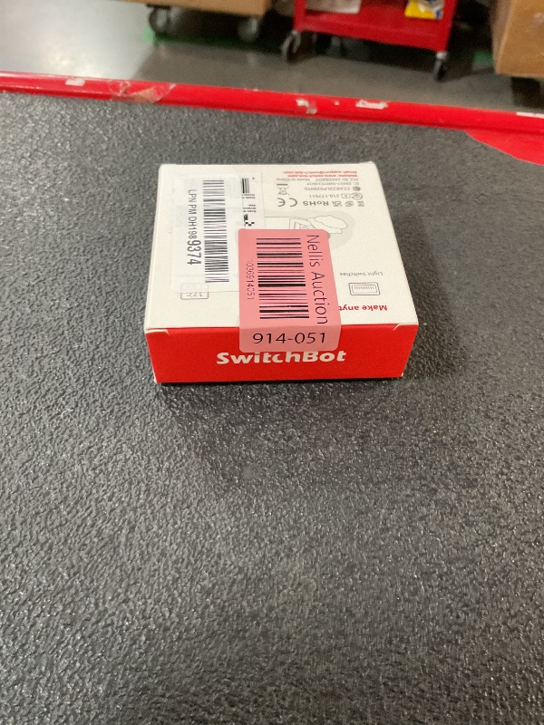 Photo 1 of SwitchBot Smart Switch Button Pusher - Bluetooth Fingerbot for Rocker Switch/One-Way Button, Automatic Light Switch, Timer and APP Control, Works with Alexa When Paired with SwitchBot Hub (Black)