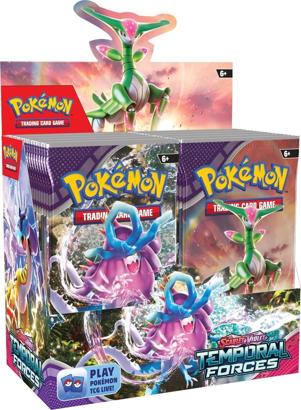 Photo 1 of ***FACTORY SEALED, NONREFUNDABLE*** POKEMON TCG: Scarlet and Violet: Temporal Forces: Booster Display Box
