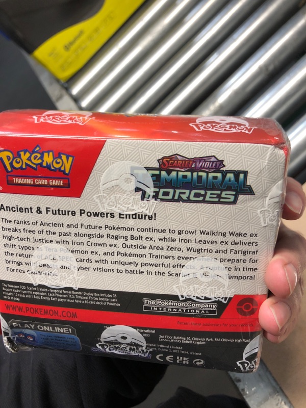 Photo 6 of ***FACTORY SEALED, NONREFUNDABLE*** POKEMON TCG: Scarlet and Violet: Temporal Forces: Booster Display Box
