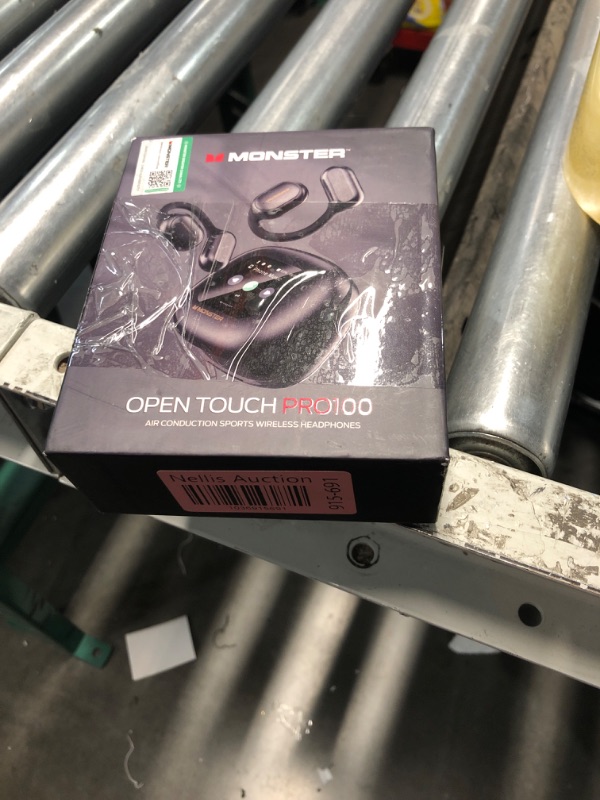 Photo 1 of Monster Open Ear Headphones Touch Screen Earbuds, Open Touch Pro 100 Wireless Earbuds Support TF Card, Bluetooth Earbuds with ENC Clear Talk, Multiple EQ Modes, Comfort Earhooks, IPX5, 30H Playback