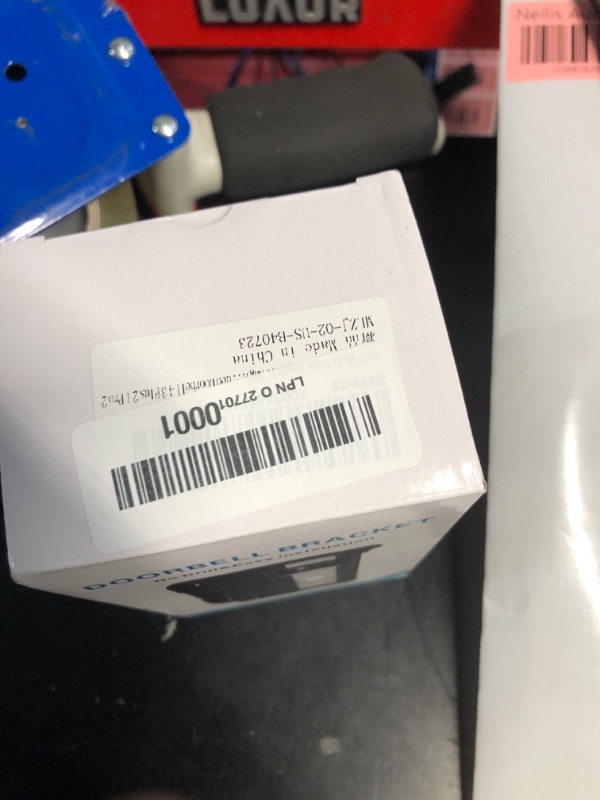 Photo 1 of Anti-Theft Video Doorbell Angle Mount, 45 to 135 Degree Adjustable Ring Camera Holder Doorbell Door Mount for Apartment, Compatible with Ring/Blink Video Doorbell 4 3 Plus 2 1 Pro 2