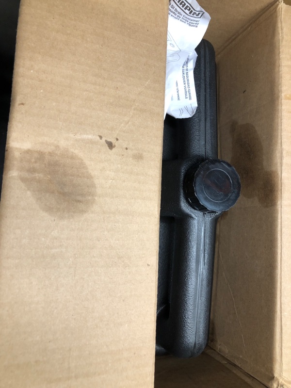 Photo 1 of **CAP IS BROKEN** Chapin 78005 Low Profile 12 Quart (11.4 Liter) Oil Drain Container, fits most ATV's Tractors, Lawn mowers, Motorcycles and Low Clearance Vehicles, Made with Recycled Materials