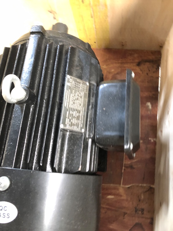 Photo 1 of 5HP Electric Motor General Purpose Three Phase Motor Super Efficient 1480/1770 RPM,184T Frame 1-1/8“Shaft Diameter CW/CCW Cast Iron Shell 50/60 HZ