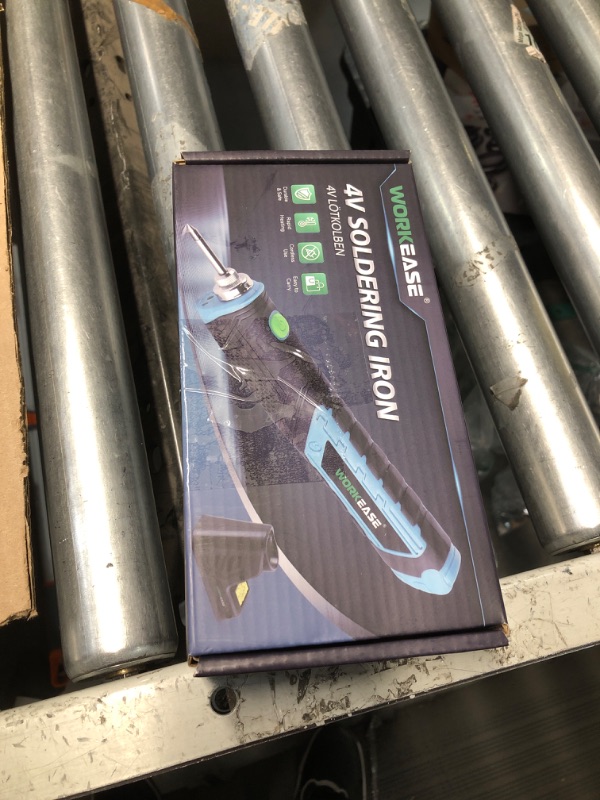 Photo 1 of WORKEASE Wireless Soldering Iron Kit, Cordless Portable Solder Iron Pen with 4pcs Tips, Max 842?Fast Heating, 2000mAh USB Rechargeable Soldering Iron Tools with LED for Electronic Repair, DIY