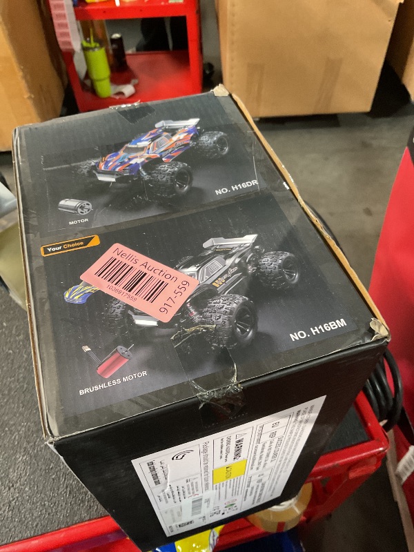 Photo 1 of HYPER GO H16BM 1/16 RTR Brushless Fast RC Cars for Adults, Max 42mph Electric Off-Road RC Truck, High Speed RC Car 4X4 Remote Control Car with 2 Lipo Batteries for Adult, Compatible 3S Lipo