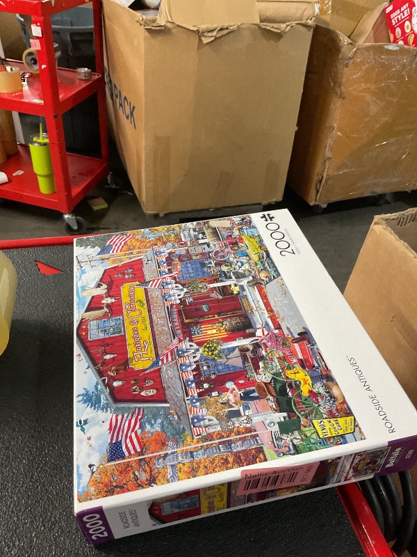 Photo 2 of ***FACTORY SEALED***Buffalo Games - Garry Walton - Roadside Antiques - 2000 Piece Jigsaw Puzzle for Adults Challenging Puzzle Perfect for Game Nights - Finished Puzzle Size is 38.50 x 26.50