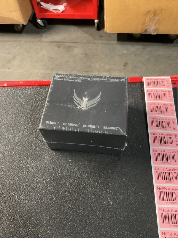 Photo 1 of KNODOS 54mm Tamper For Breville Machines, V2 Calibrated Tamper Tool Espresso Walnut, Auto-Leveling and 30lb Spring Loaded Design Coffee Tamper With Stainless Steel Ripple Base